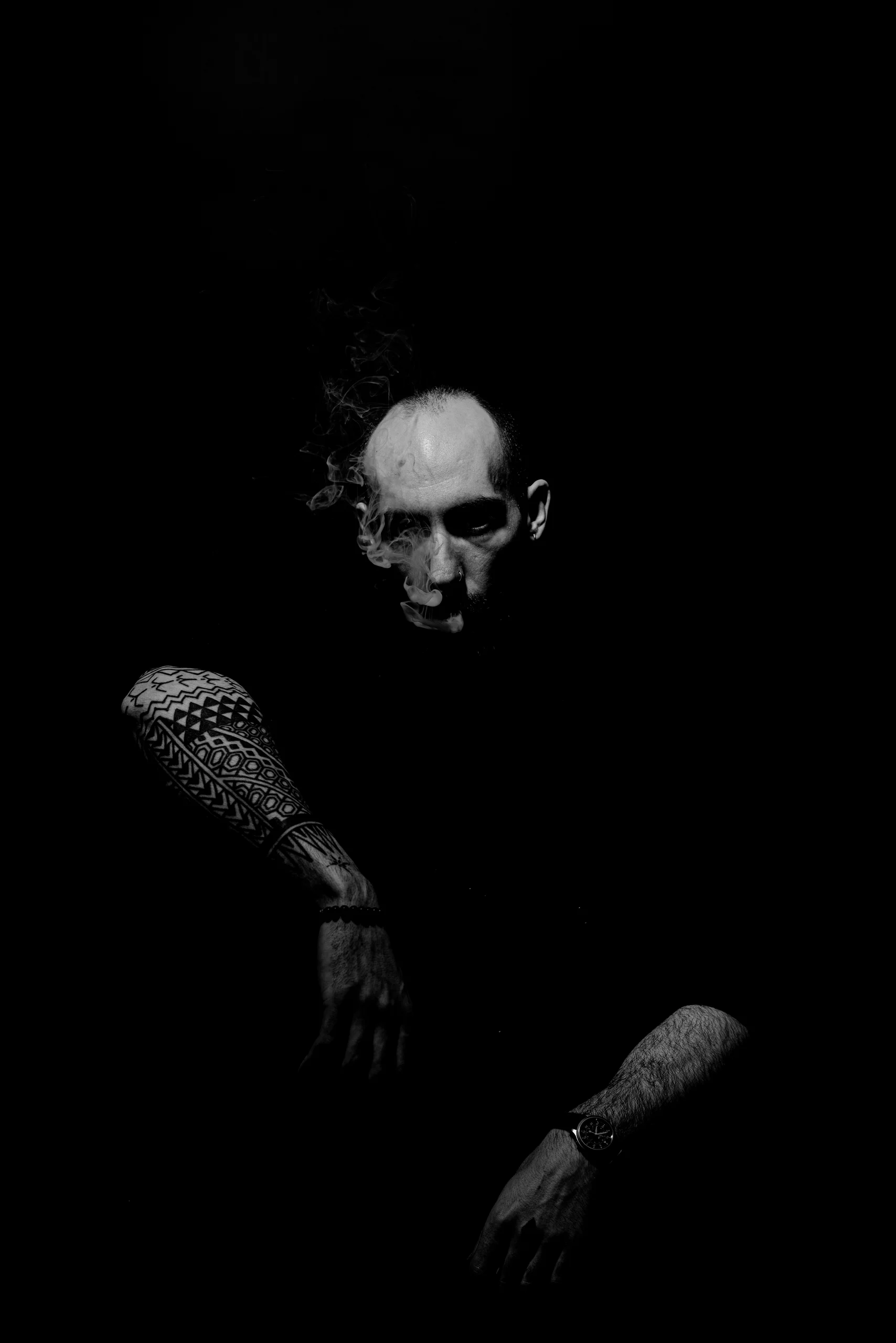 Портрет тату-мастера Никита Blackonly — Блэкворк / Абстракция / Фрихенд